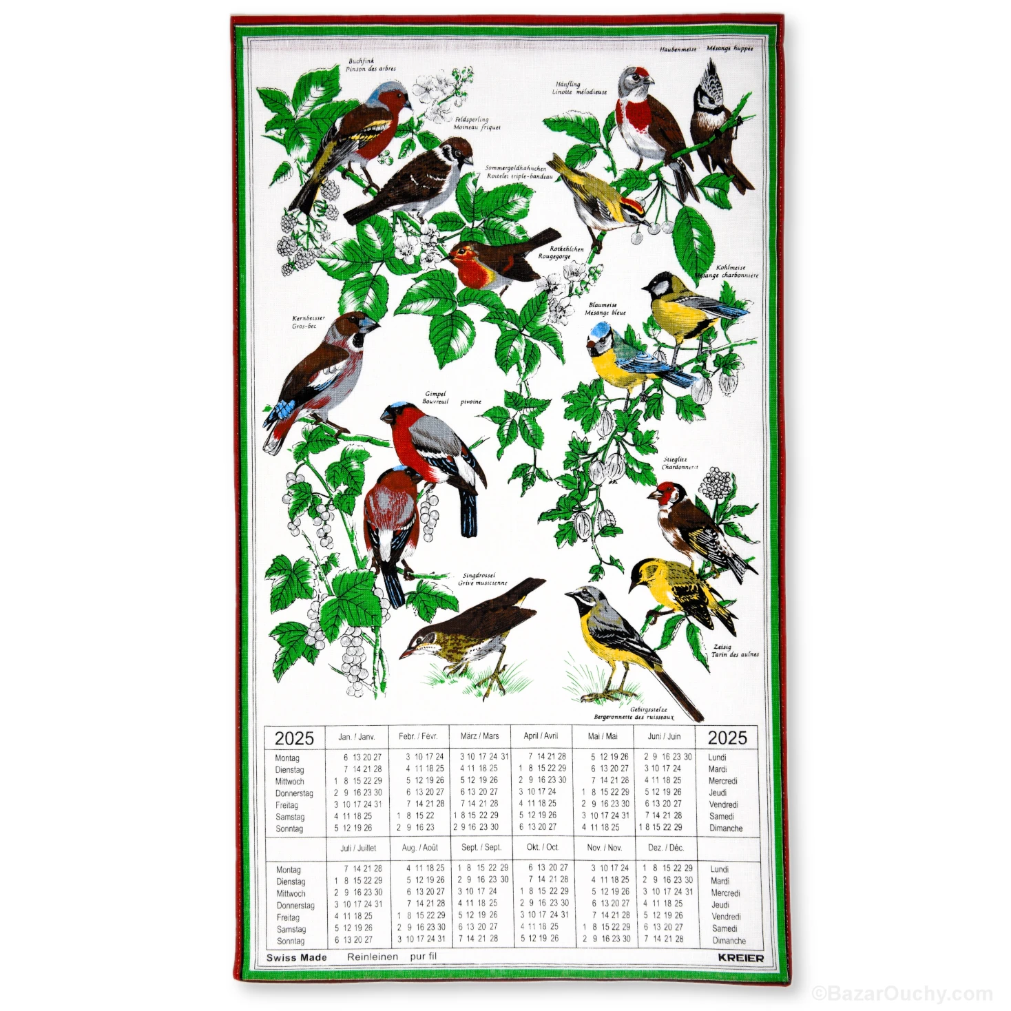 Fabric Calendar 2025 Calendar betty kassia