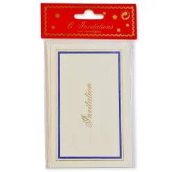 Invitation card with envelope - Blue Tower