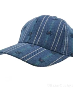 Casquette edelweiss bleue foncé suisse