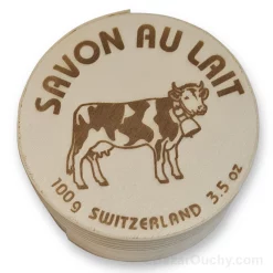 Sapone al latte - 100gr - Mucca svizzera - Scatola di legno