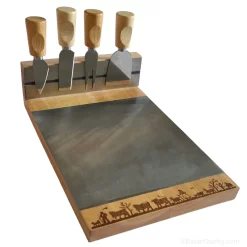Wood metal cutting board - Swiss Poya