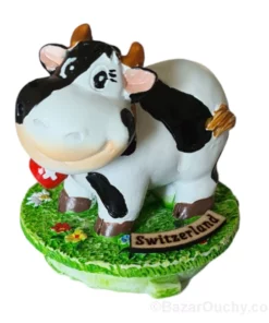 Vache figure suisse décoration