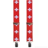 Bretelles croix suisse - Rouge