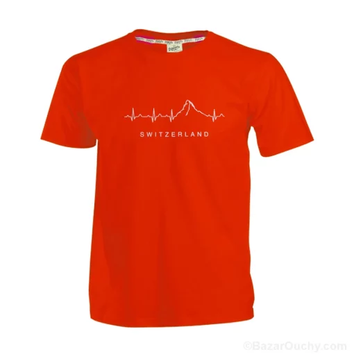 Tshirt Electrocardio-cervin - Rouge - Enfant