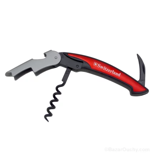 Tire bouchon rouge croix suisse - limonadier