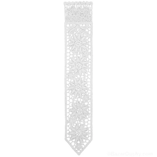 Marque page dentelle suisse