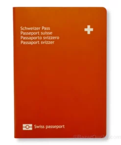 Passeport suisse en forme de carnet