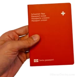 Passeport suisse en forme de carnet