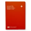 Passeport suisse en forme de carnet