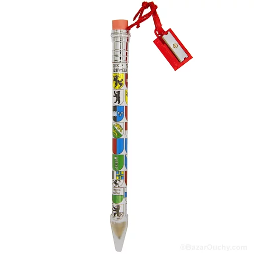 Grand crayon souvenir suisse avec cantons
