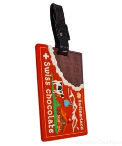 Etiquette à bagage - Chocolat suisse