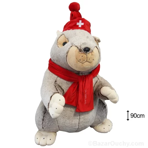 Grande peluche marmotte - Chante Jodle
