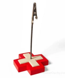 Pince photo - Forme croix suisse - Memo clip