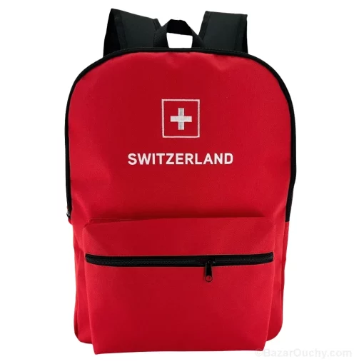 Sac à dos croix suisse - Rouge