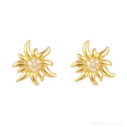 Boucle oreille argent - or