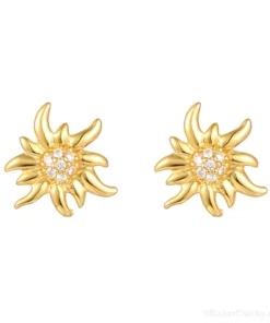 Boucle oreille argent - or