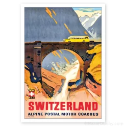 Carte Postale - Car Postal - Retro Vintage