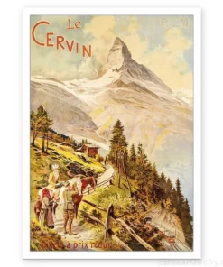 Carte Postale - Cervin - Retro Vintage