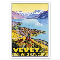 Carte Postale - Vevey - Retro Vintage