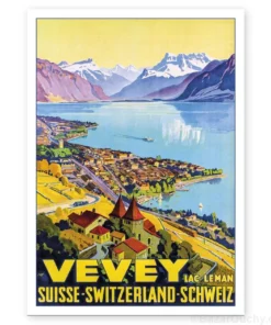Carte Postale - Vevey - Retro Vintage