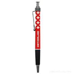 Stylo souvenir avec croix suisse