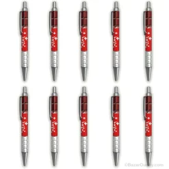 Stylo souvenir suisse - Chocolat et croix suisse - 10 pieces