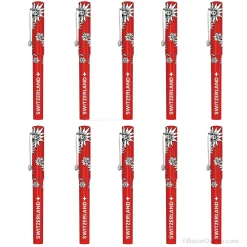 Stylo souvenir suisse - Edelweiss - Capuchon - Closed - 10 pieces