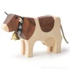 Grande vache en bois suisse jouet