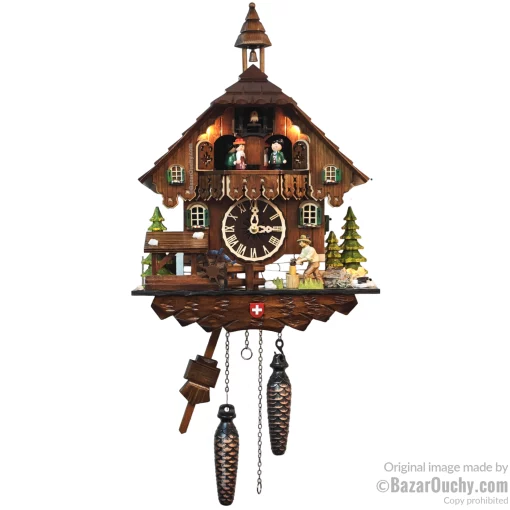 Horloge chalet Coucou à Lausanne - Suisse