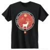 Tshirt Switzerland - Rond avec bouquetin - Fond noir