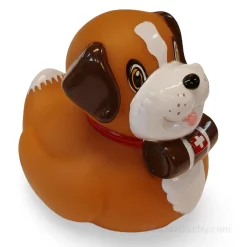 Canard de bain en forme de chien St Bernard