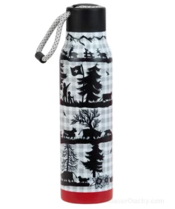 Bouteille thermo decoupage poya