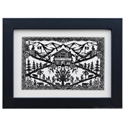 Decoupage poya chalet suisse - Heidis chalet