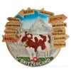 Magnet vache et direction villes suisse