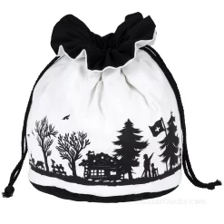 Sac a patate - Decoupage poya - Noir et blanc