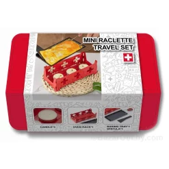 Set a raclette voyage - Croix suisse - Avec bougie
