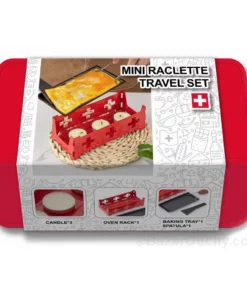 Set a raclette voyage - Croix suisse - Avec bougie