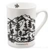 Tasse poya decoupage Noir et Blanc - Suisse