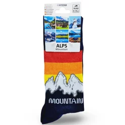 Chaussette motifs suisses