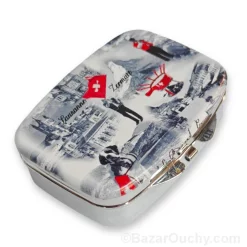 Boite a pilules - Rectangulaire - Motifs suisse
