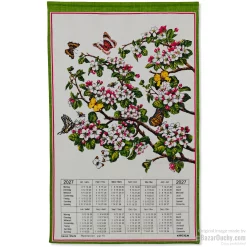 Calendrier en tissu Suisse 2027 - 19.2722 - Fleurs de pommier