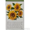 Calendrier en tissu Suisse 2027 - 19.2726 - Fleurs de tournesol