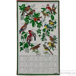 Calendrier en tissu Suisse 2027 - 19.2795 - Oiseaux