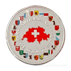 Piece suisse souvenir collection - Argent - Métal