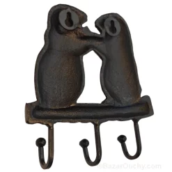 Porte manteau - Patère - Crochet marmotte en metal