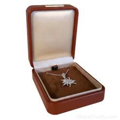 Collier Edelweiss - Or massif 9ct - Box