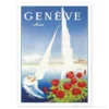 Carte Postale retro vintage - Geneve
