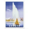 Carte Postale retro vintage - Geneve