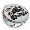 Miroir de poche rond avec decoupage poya