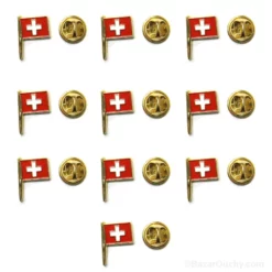 Pin's drapeau suisse - Pins - 10pce